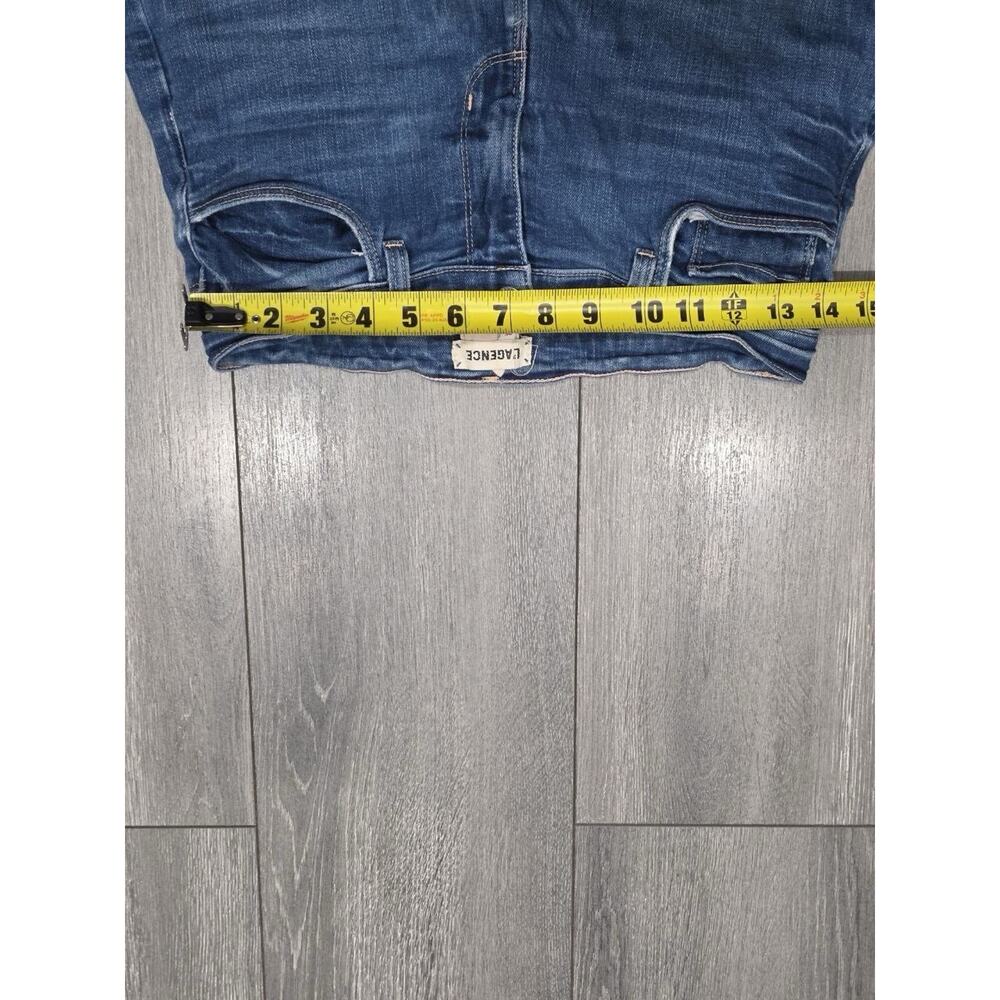 L’Agence Women’s Sada Mid Rise Cropped Jeans Distressed Size 26 A003428 - Picture 4 of 10